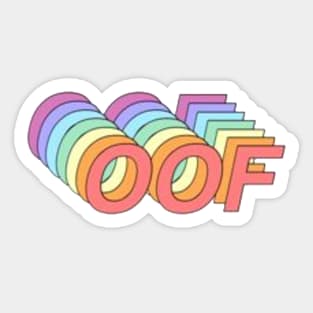 Oof Sticker